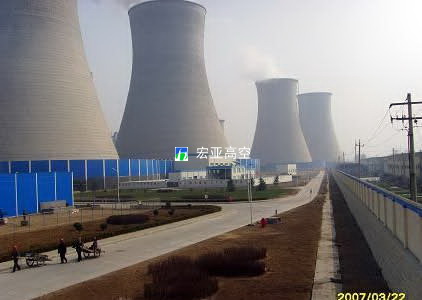 安顺景江电厂冷却塔安装避雷针
