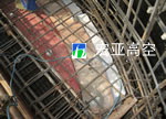 内蒙乌海蓝天玻璃厂烟囱内砌外滑工艺施工（2）